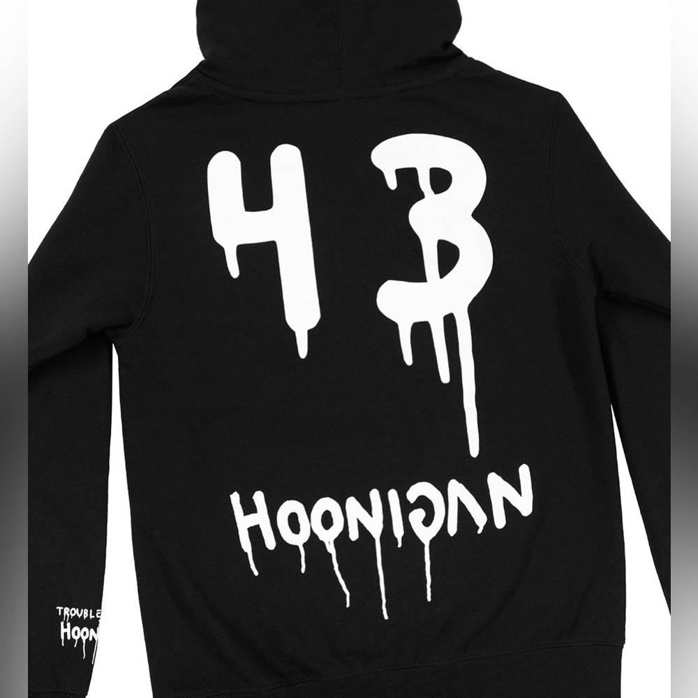 NWT KEN BLOCK HOONIGAN GHOST/43 YOUTH PULLOVER HOODIE